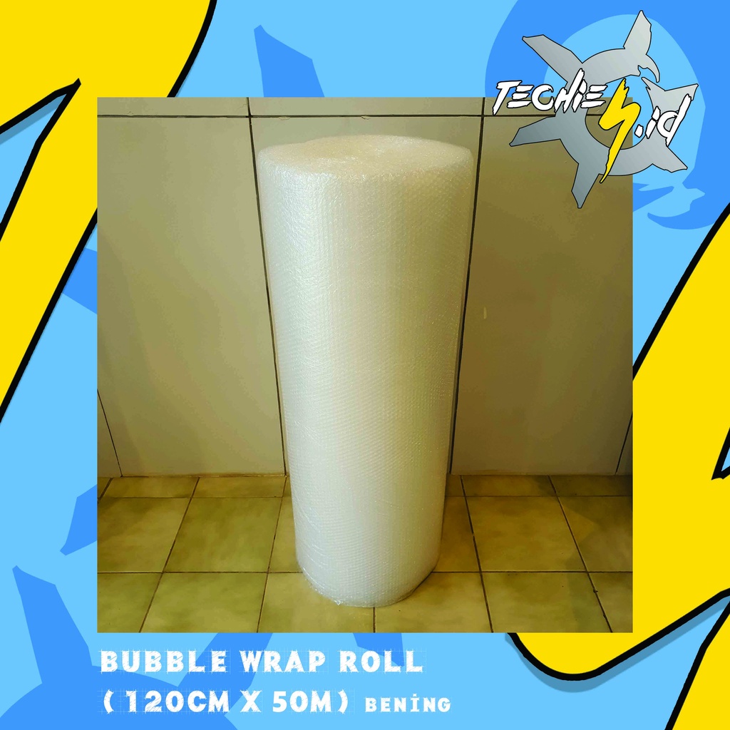 

Bubble Wrap Roll Bening Ukuran 120cm x 50m (Gojek / Grab)