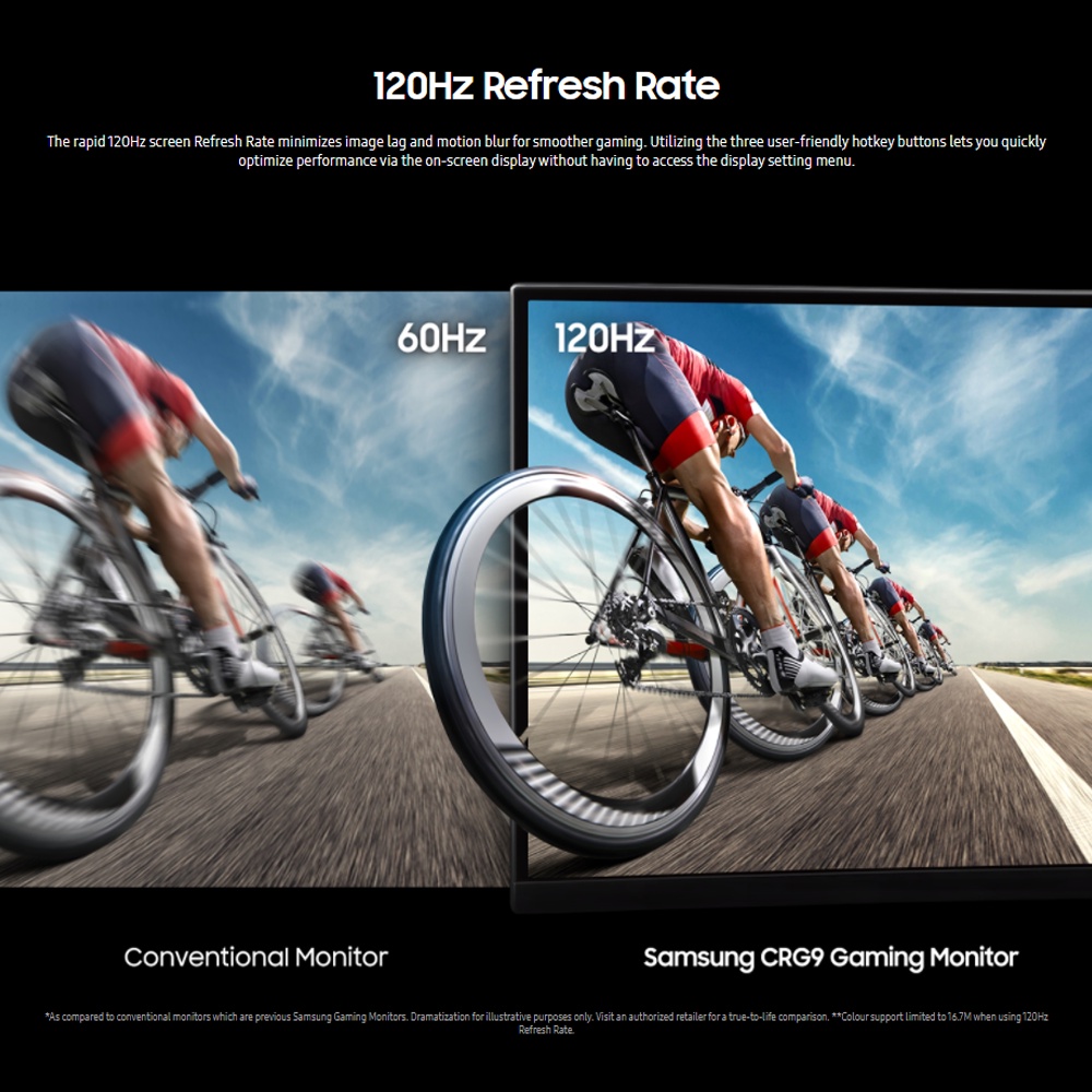 Monitor Gaming Samsung Odyssey CRG9 49inch New Bergaransi Resmi
