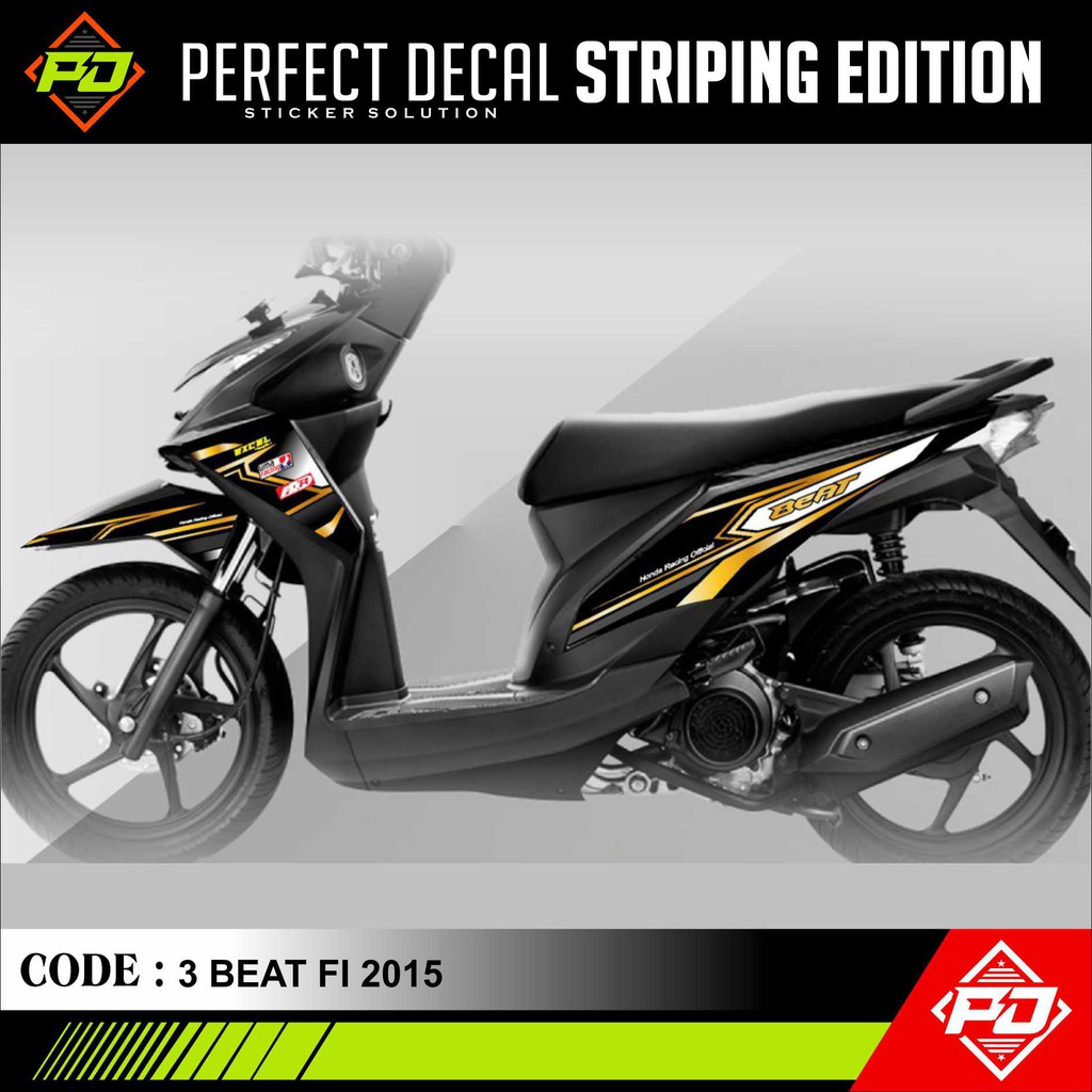 Stiker Striping Motor BEAT FI 2015
