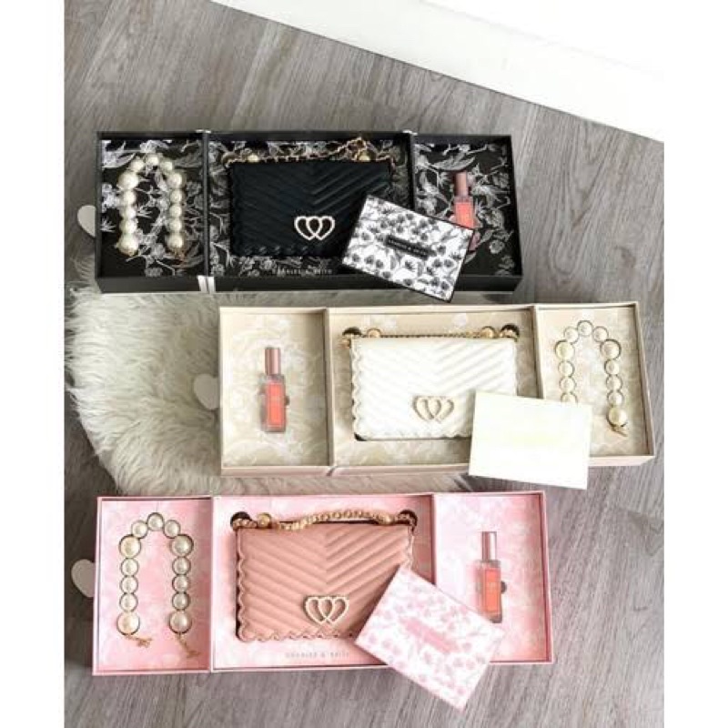 TAS SELEMPANG CNK GIFT SET BOX FREE PARFUME IMPORT | READY STOCK