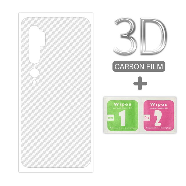 Garskin Carbon Xiaomi Mi Note 10 CC9 PRO Premium Back Screen Protector