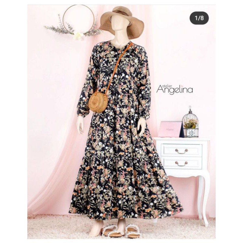 Bella dress Wildflower by @atelierangelina