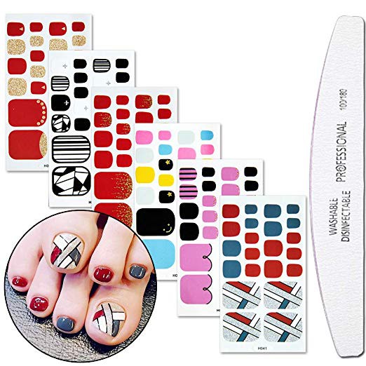 &lt;Jjoygirl&gt;H Nail sticker motif / sticker kuku / stiker kuku / nail stiker glitter / stripes design