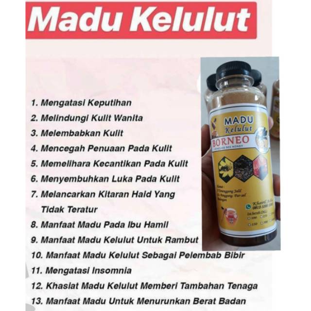 Madu Kelulut Borneo Indonesia