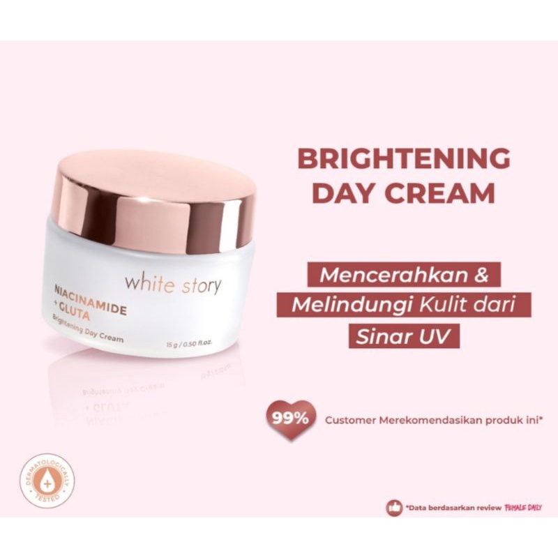 WHITE STORY BRIGHTENING SERIES DAY &amp; NIGHT CREAM 15GR