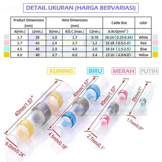 3in1 Hot Seal Wire Connector Sambungan Kabel Waterproof