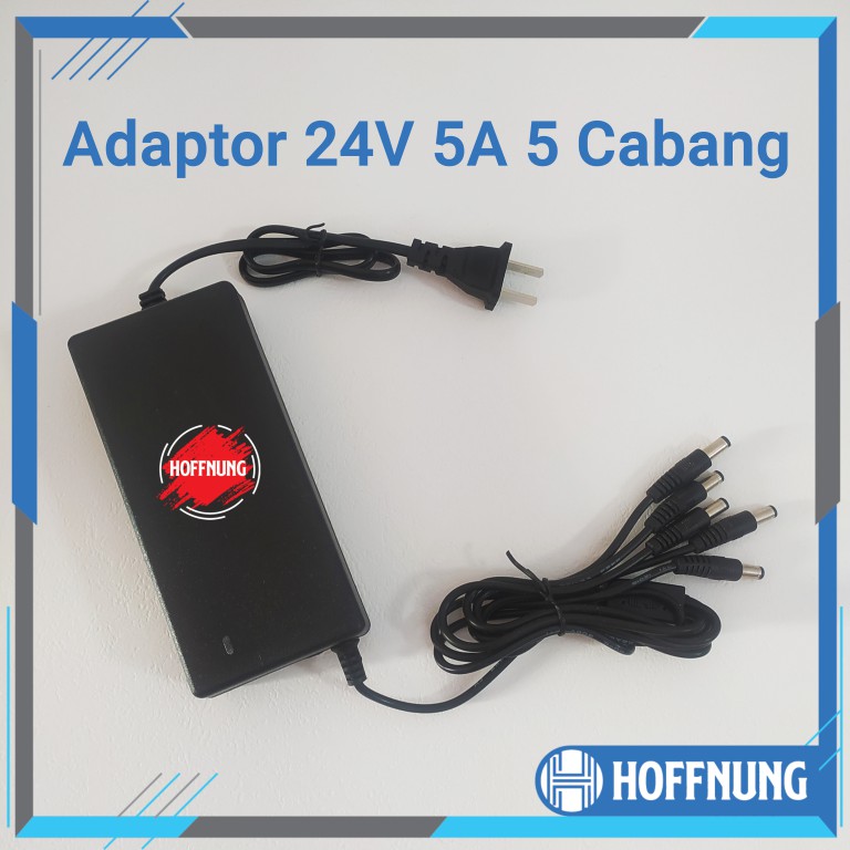 Adaptor 24V 5A Cabang 5 Channel Adapter Mist Maker 5 Ch