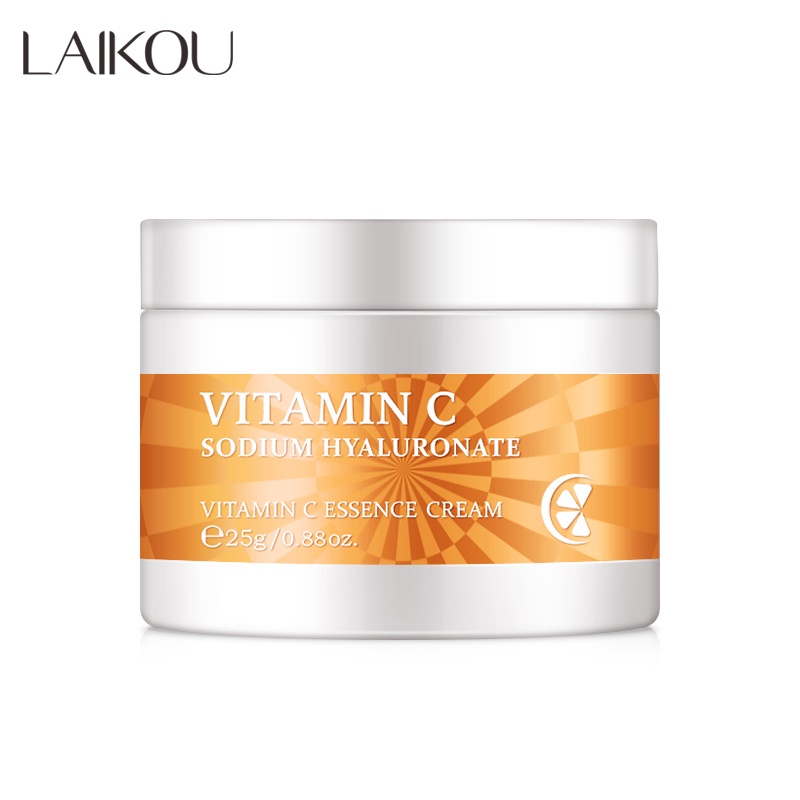 LAIKOU Vitamin C Brightening Face Cream Menghilangkan Bintik Noda Melembapkan 25g