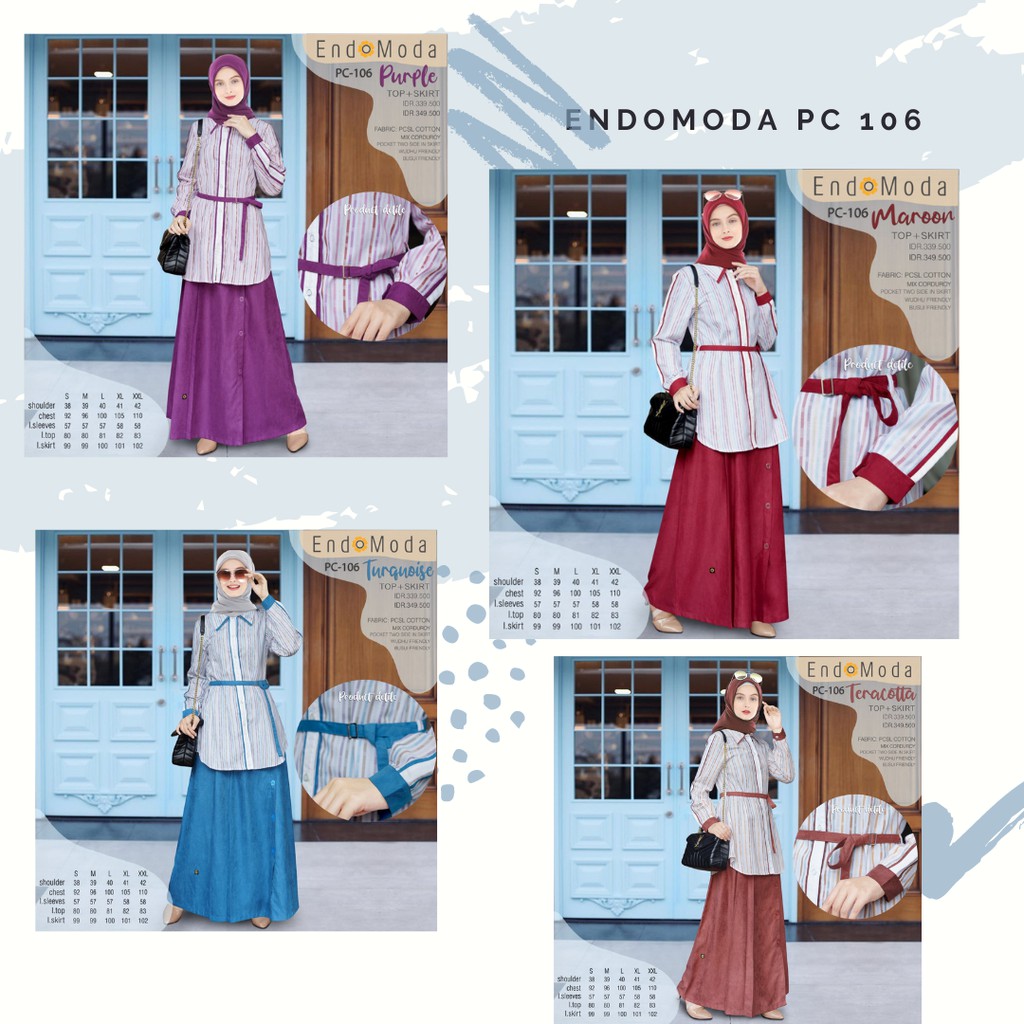 SETELAN ENDOMODA PC 106