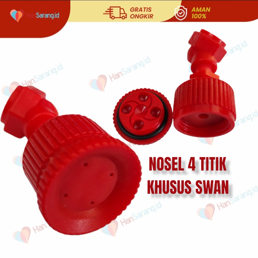 Spuyer nozzle nosel sprayer 4 lubang swan