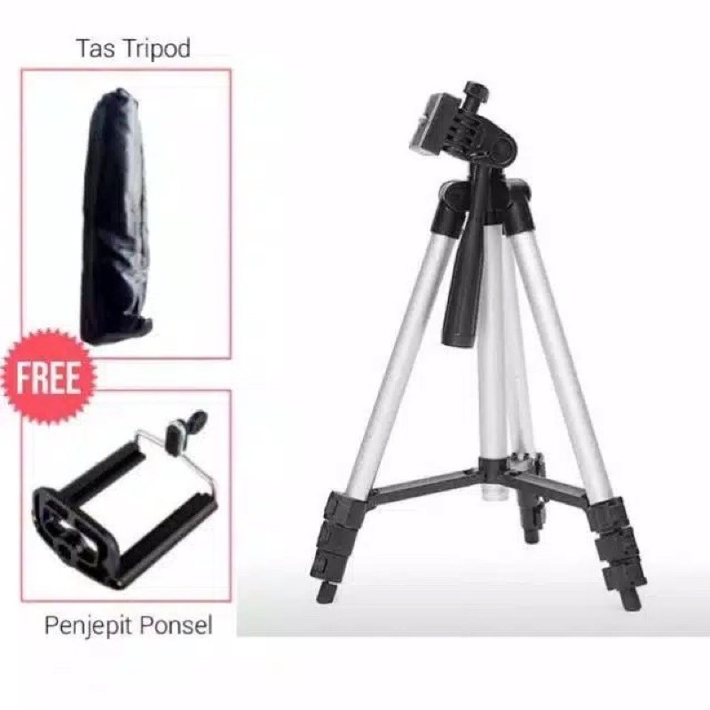 TRIPOD 3110 TRIPOD HP / TRIPOD KAMERA STAND PORTABLE UNIVERSAL HOLDER