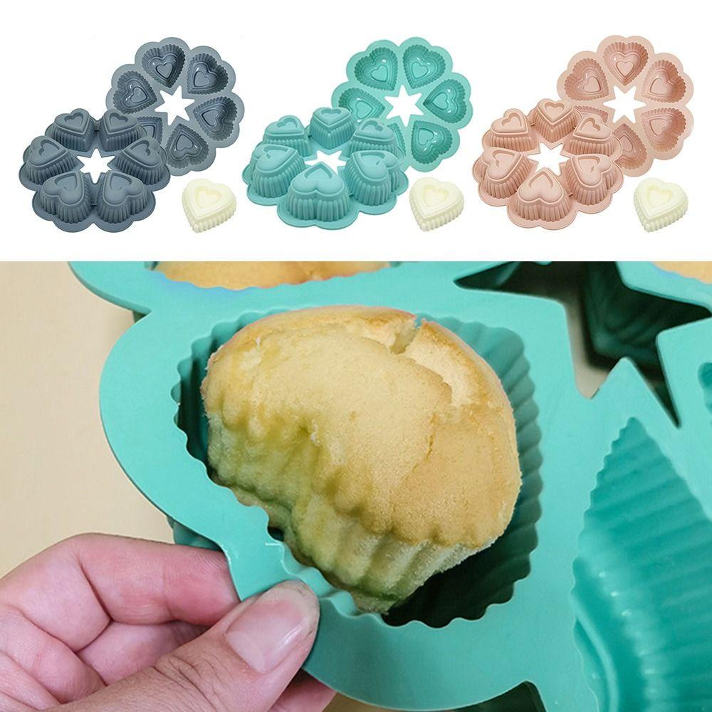 Preva Muffin Cup Cake Perlengkapan Pernikahan Es Batu Cupcake Handmade6 Cavity