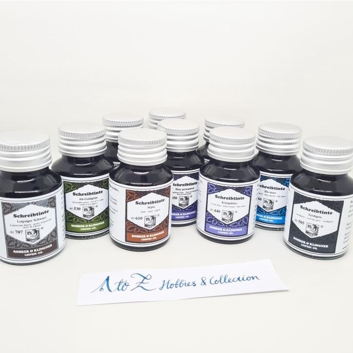 

TERLARIS Rohrer & Klingner 50ml Bottle Fountain Pen Ink Tinta Refill not Parker/PULPEN GEL/PULPEN LUCU/PULPEN 1 PACK/PENSIL WARNA/PENSIL 2B/PENGHAPUS JOYKO/PENGHAPUS LUCU/RAUTAN PENSIL PUTAR/RAUTAN ELEKTRIK/SPIDOL WARNA/SPIDOL PERMANEN/SPIDOL
