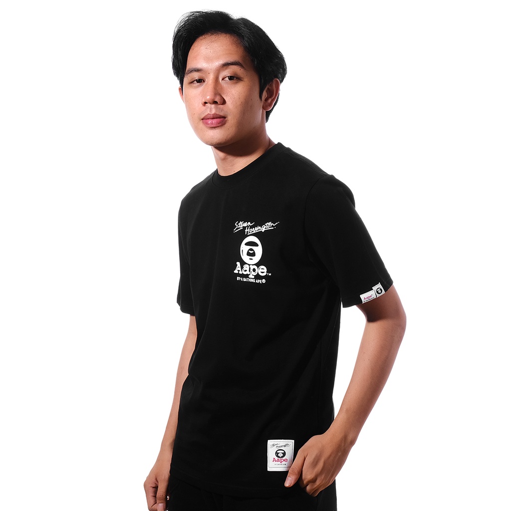 Aape by A Bathing Ape X Steven Harrington T-Shirt Black