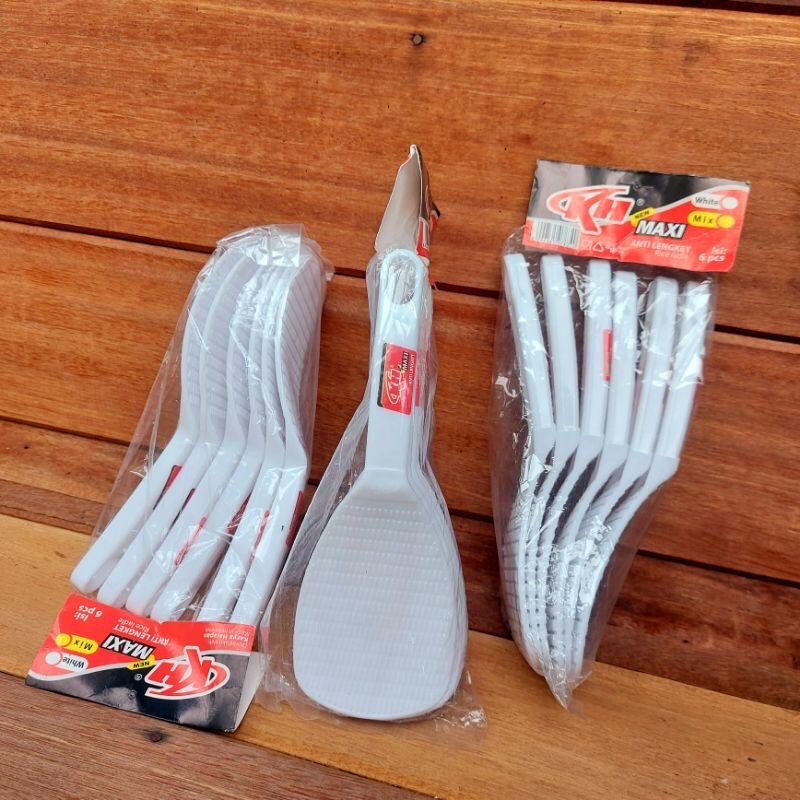 Centong Nasi Putih Plastik KH