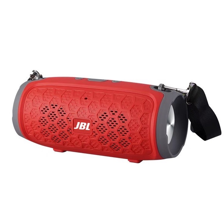 J20 Speaker Bluetooth portable wireless music box SUPER BASS + tali slempang support microSD USB Flashdisk FM