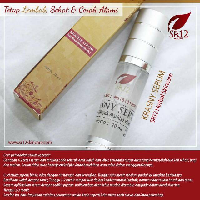 BEST SELLER KRASNY SERUM VITAMIN.C/ATASI KULIT KERING DAN KUSAM
