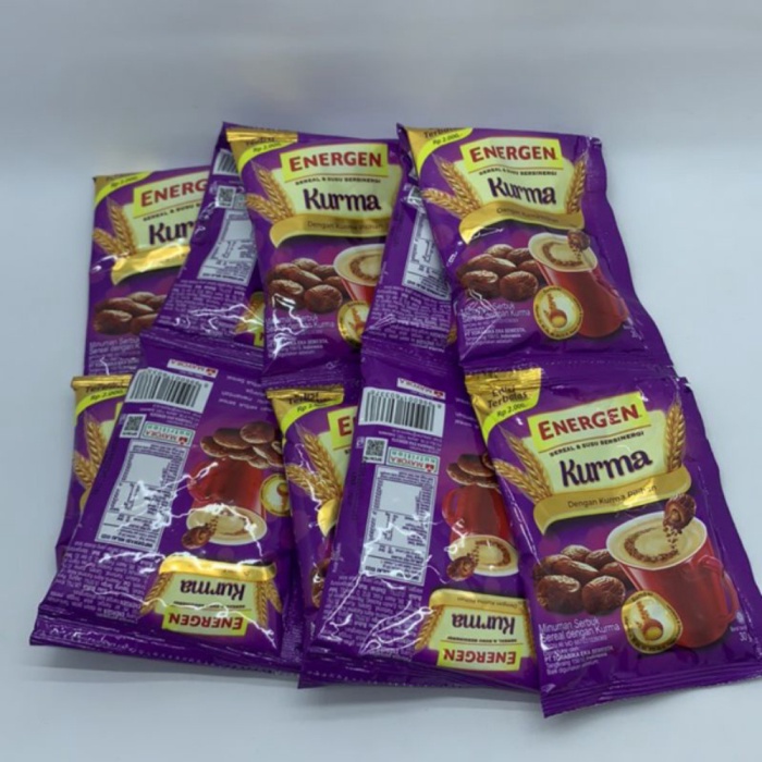 Energen Kurma Sereal varian rasa Kurma 30gram sachet dan Renceng Promo