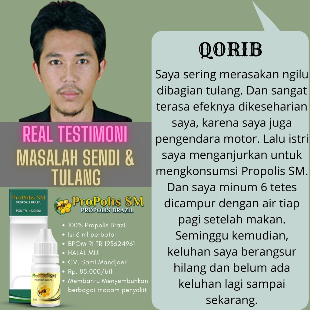 Obat Nyeri Sendi Lutut Terbukti Berkhasiat, Obat Radang Sendi Lutut, Vitamin Tulang dan Sendi, Obat Sakit Lutut dan Sendi, Obat Nyeri Lutut, Obat Sakit Lutut Kopong Berbunyi, Obat Syaraf Kejepit Dengan Propolis SM Brazil