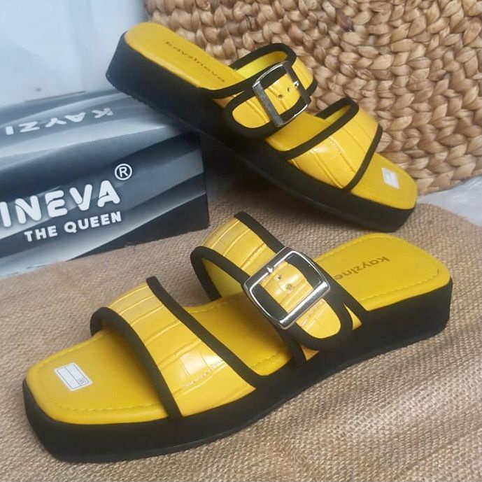 KAYZINEVA Sendal Wanita Flip Flop Croco F02