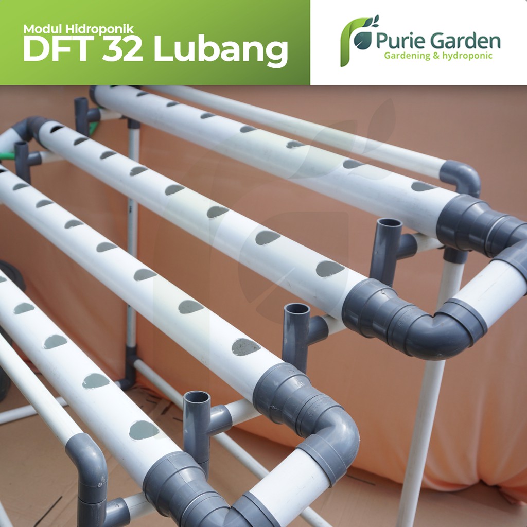 Modul Hidroponik DFT 32 Lubang PG KDR