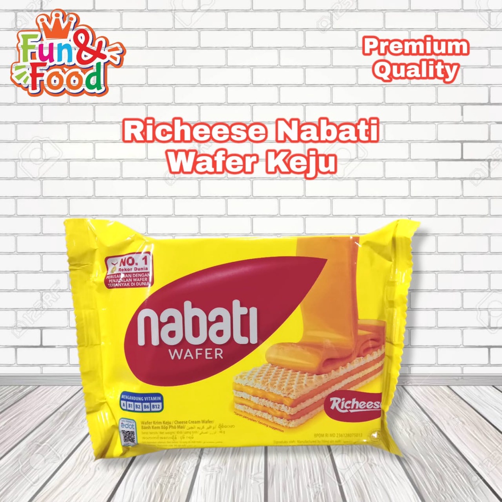 

Richeese Nabati Cheese Wafer / Wafer Nabati Keju 46gr