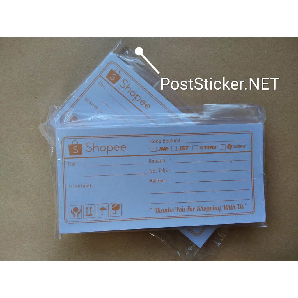 

Label Alamat Pengiriman all Olshop corak Shopee