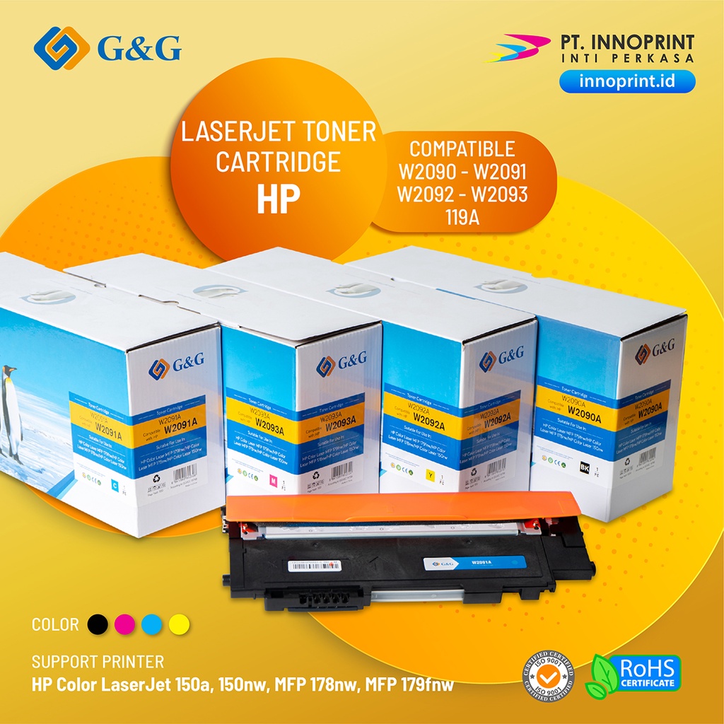 Compatible HP W2090-3 /119A FOR Laser 150a, 150nw, MFP 178nw, MFP 179fnw