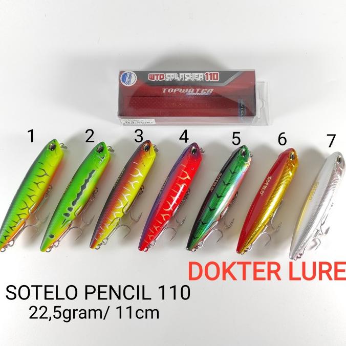 JUALJUAL LURE SOTELO PENCIL 110 22.5gr 11cm Umpan WTD Floating