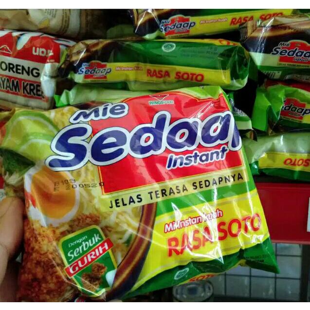 

Paket 5 Mie Kuah Soto Mie Instan Sedaap Kemasan Hijau