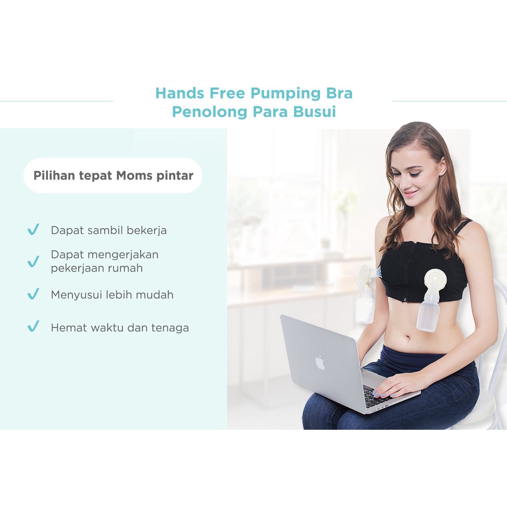 MOOIMOM HANDS FREE PUMPING BRA/ BRA MENYUSUI