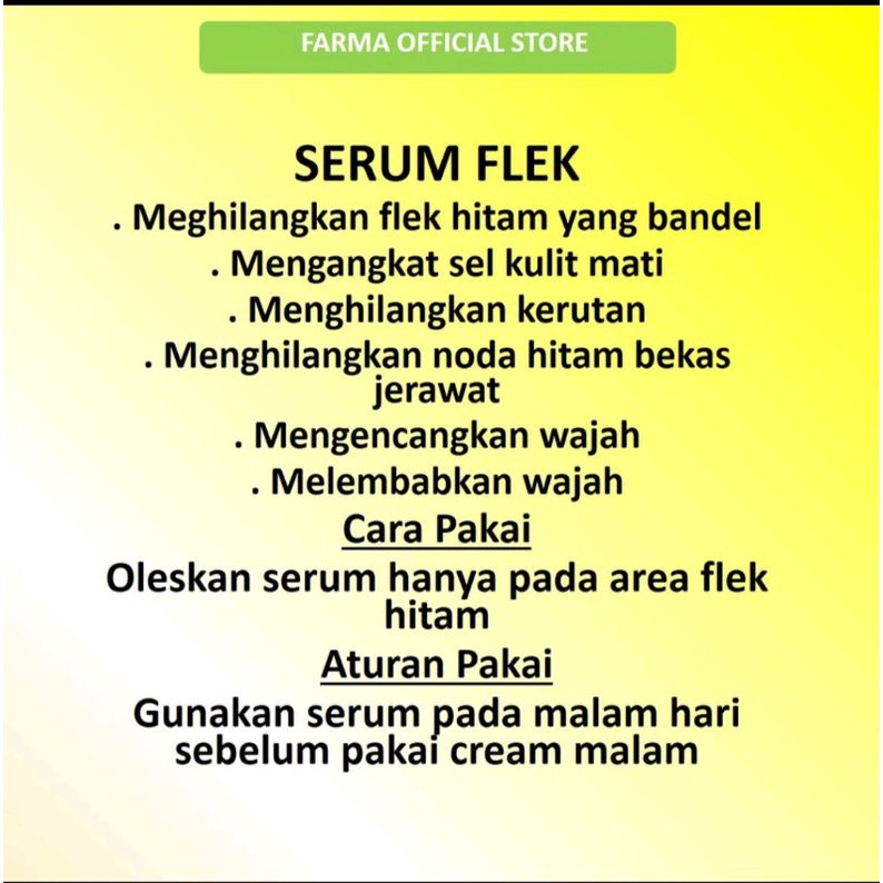 SERUM FLEK MEMBANDEL /SERUM PALING AMPUH/SERUM FLEK MURAH10ML