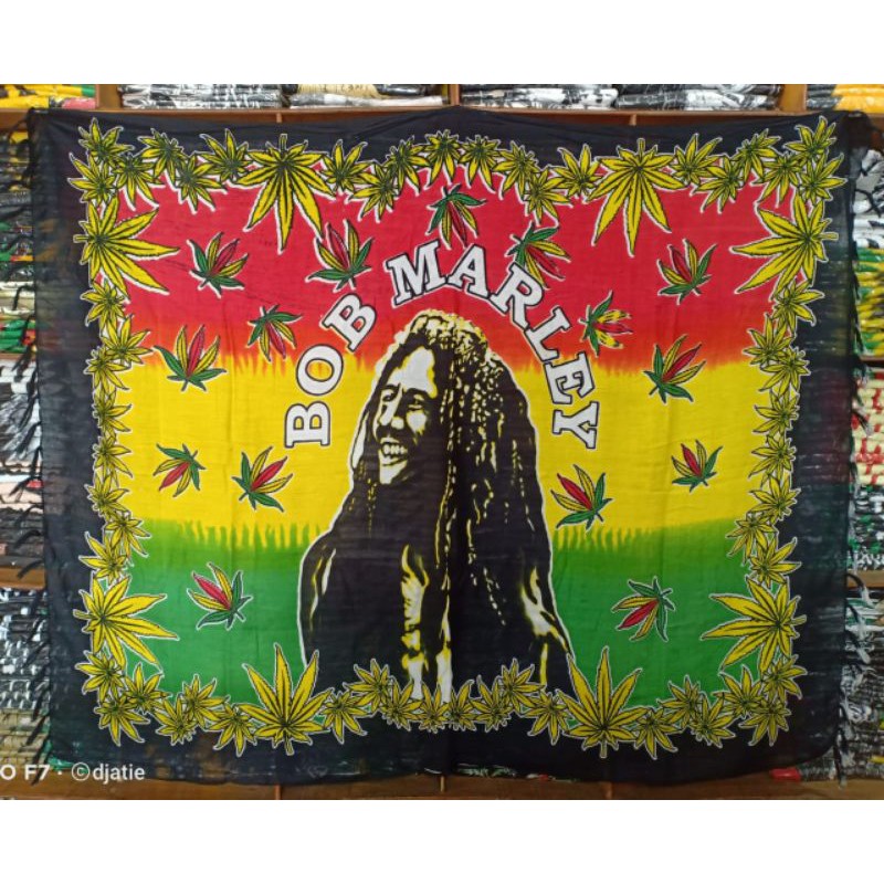 Jual Kain Pantai Bob Marley Sarong Reggae Rasta Shopee Indonesia