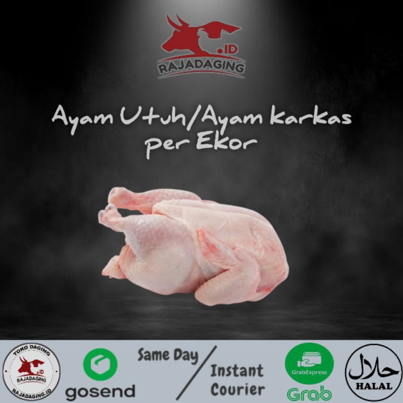 

Ayam Broiler/Karkas/Ayam Potong per Ekor - (0,8-1kg)