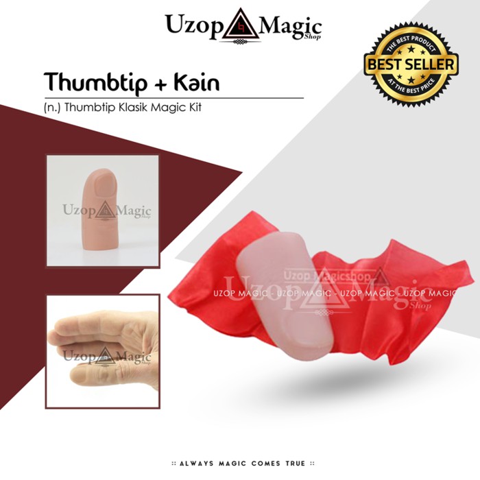 Thumbtip lunak +Kain (Alat sulap, Jempol palsu)