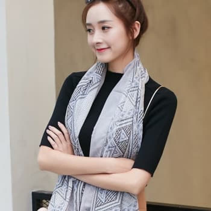 Scarf Batik Syal Batik Selendang Batik Selendang Leher Scrarf Shawl-1
