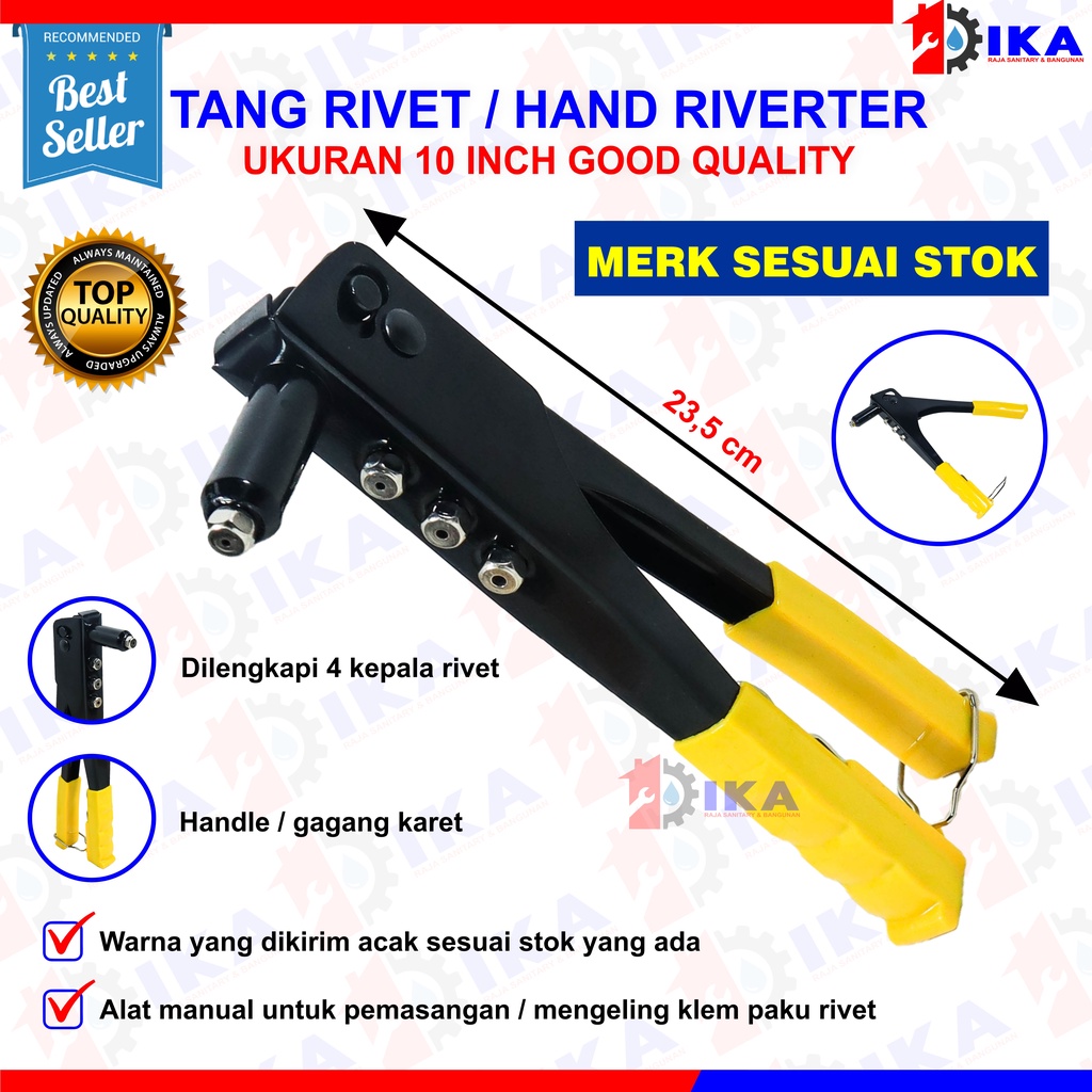 Tang Rivet 9.5 Inch | tang Ripet Paku Tembak 9,5 inci - Hand Riverter