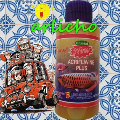 Obat Ikan Acriflavine Plus//OBAT IKAN/ACRIFLAVINE PLUS/OBAT HEWAN