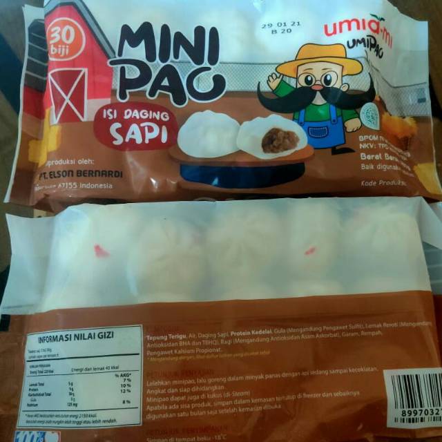 

Umiami minipao sapi 30 pcs umami pao isi daging sapi