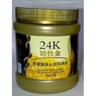 Masker Rambut 24k [24k Active Gold Repair Hot Oil] 500ml