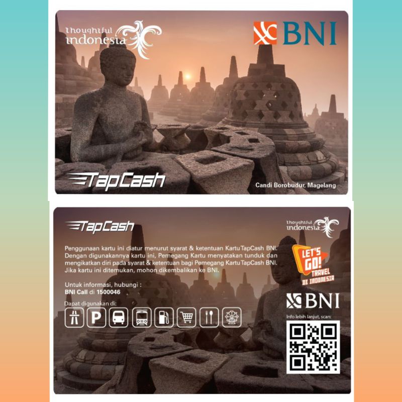 BNI Tapcash BUDAYA &amp; KEARIFAN LOKAL /Like eMONEY eTOLL Flazz or Brizzi