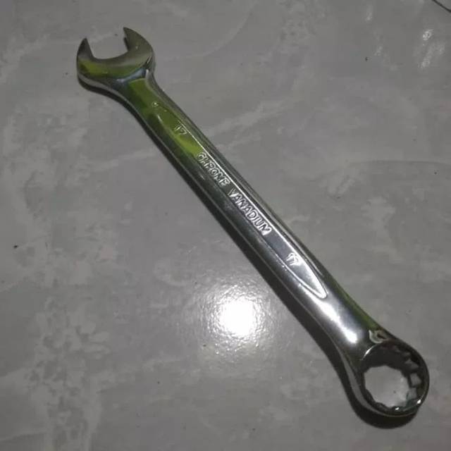 Combination Wrench Kunci Kombinasi Ring Pas 17mm CRV