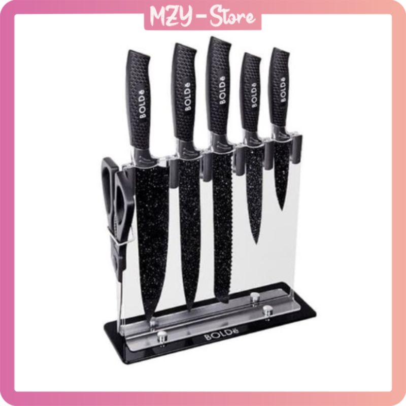 BOLDE Pisau Super Knives Granito Bolde Set Isi 7 Super Knife - ORIGINAL