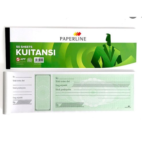 

PAPERLINE Kwitansi Besar (isi 50) ecer