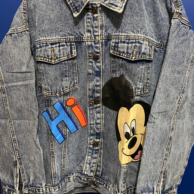 jaket jeans mickey