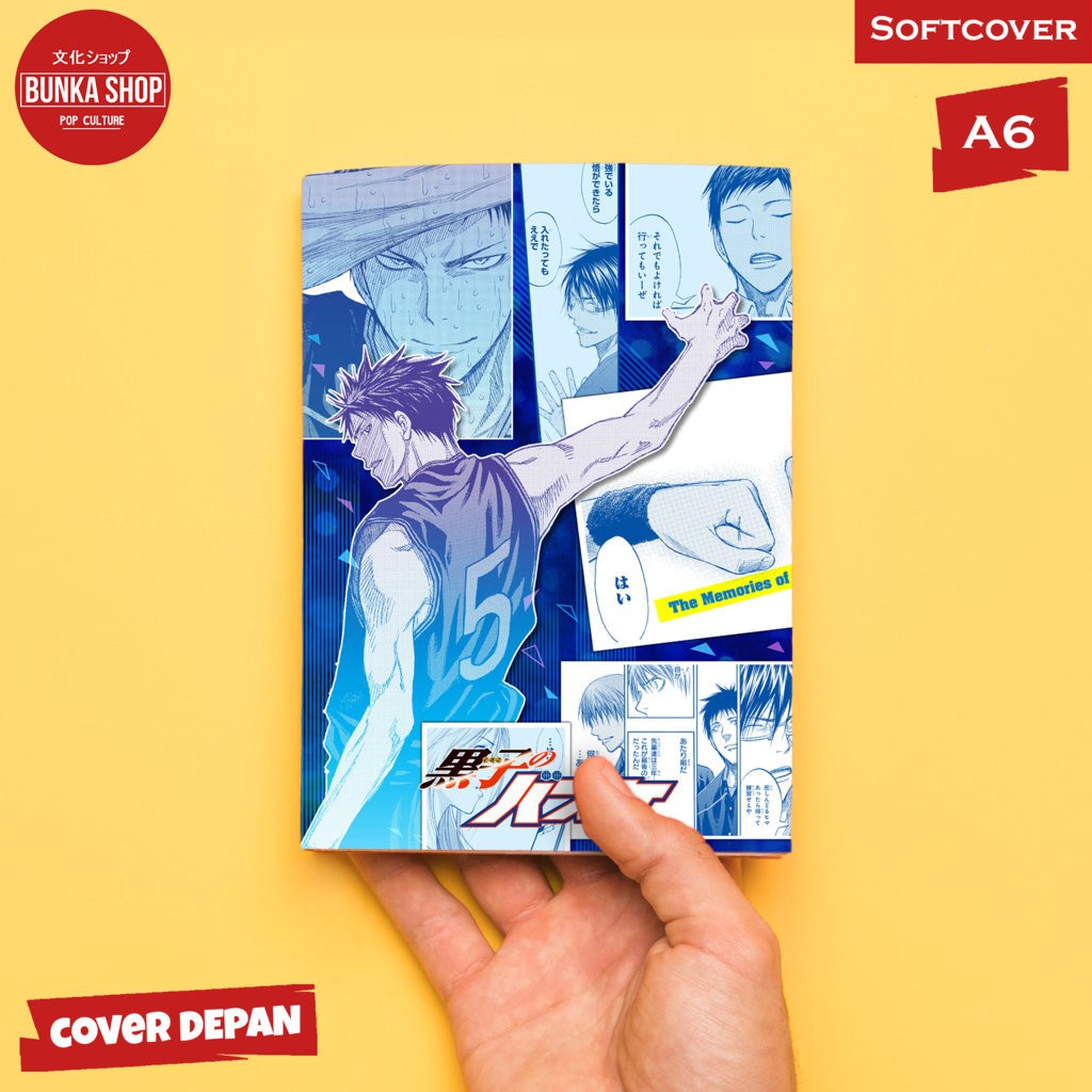 

Pocketnote Anime Kuroko no Basuke Aomine Daiki Softcover A6 Buku Tulis Catatan Murah