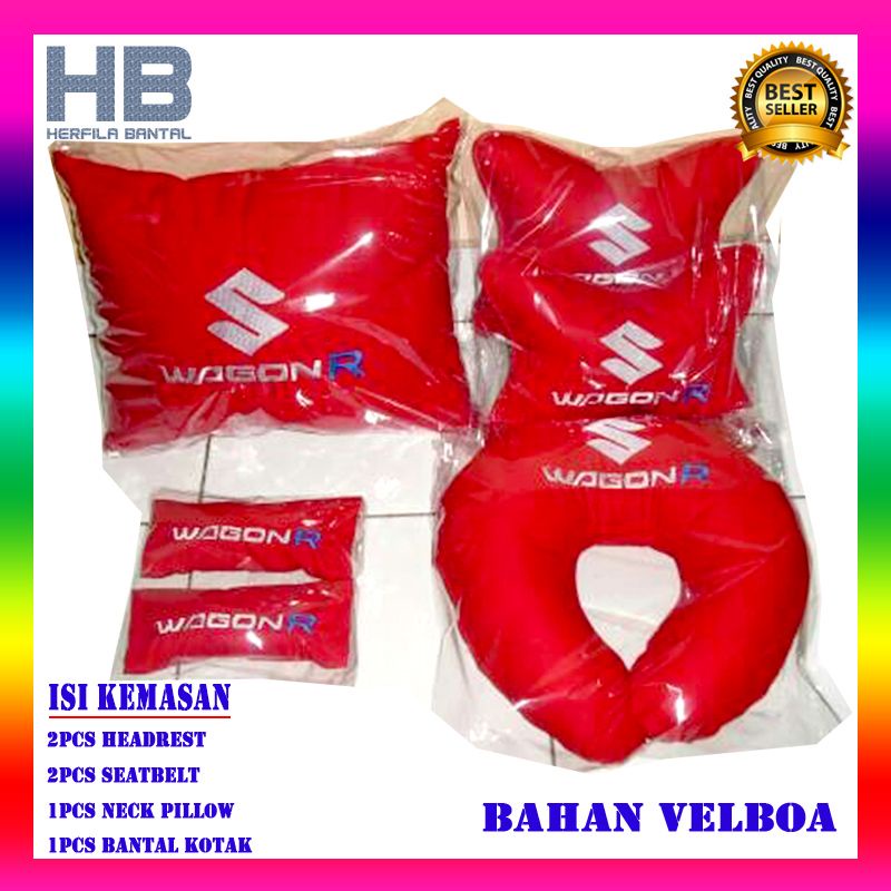 Bantal Headrest Suzuki Wagon R Aksesoris Interior 01