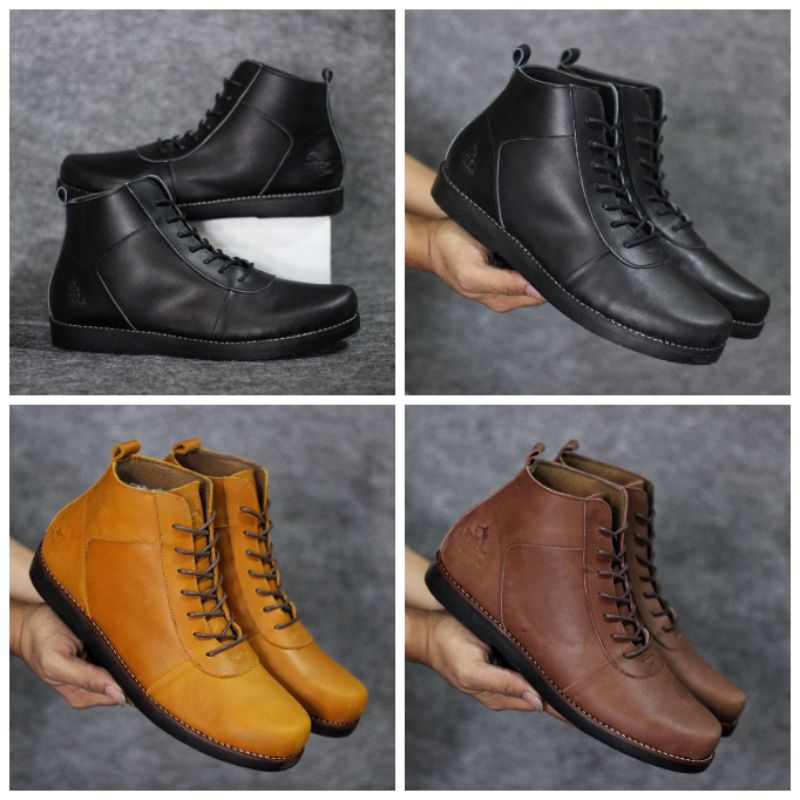 WOLF X  GLDNBRADLEYS ANUBIS KULIT ORIGINAL CASUAL BOOT FULL LEATHER CH1