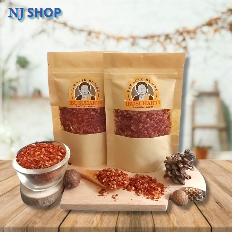 

[Bumbu Masak] - REMPAH BUBUK CHILI FLAKES MURNI / BUMBU DAPUR CABE BUBUK KASAR / PURE CHILI FLAKES KUALITAS PREMIUM - (IBU SUHARTI)