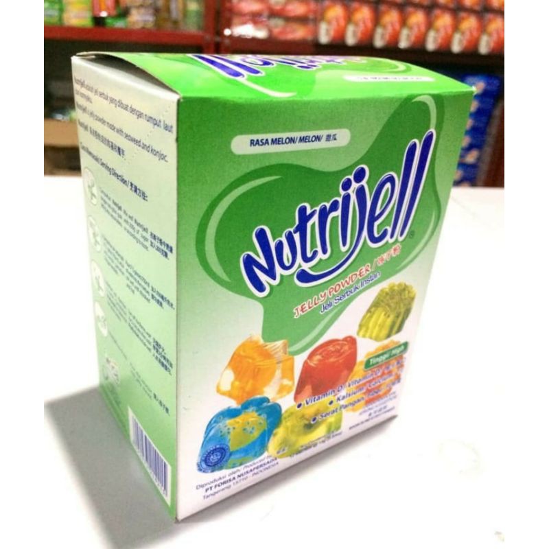 Nutrijell Agar Ekonomis 10 gr Melon Leci Mangga Cincau Kelapa Muda